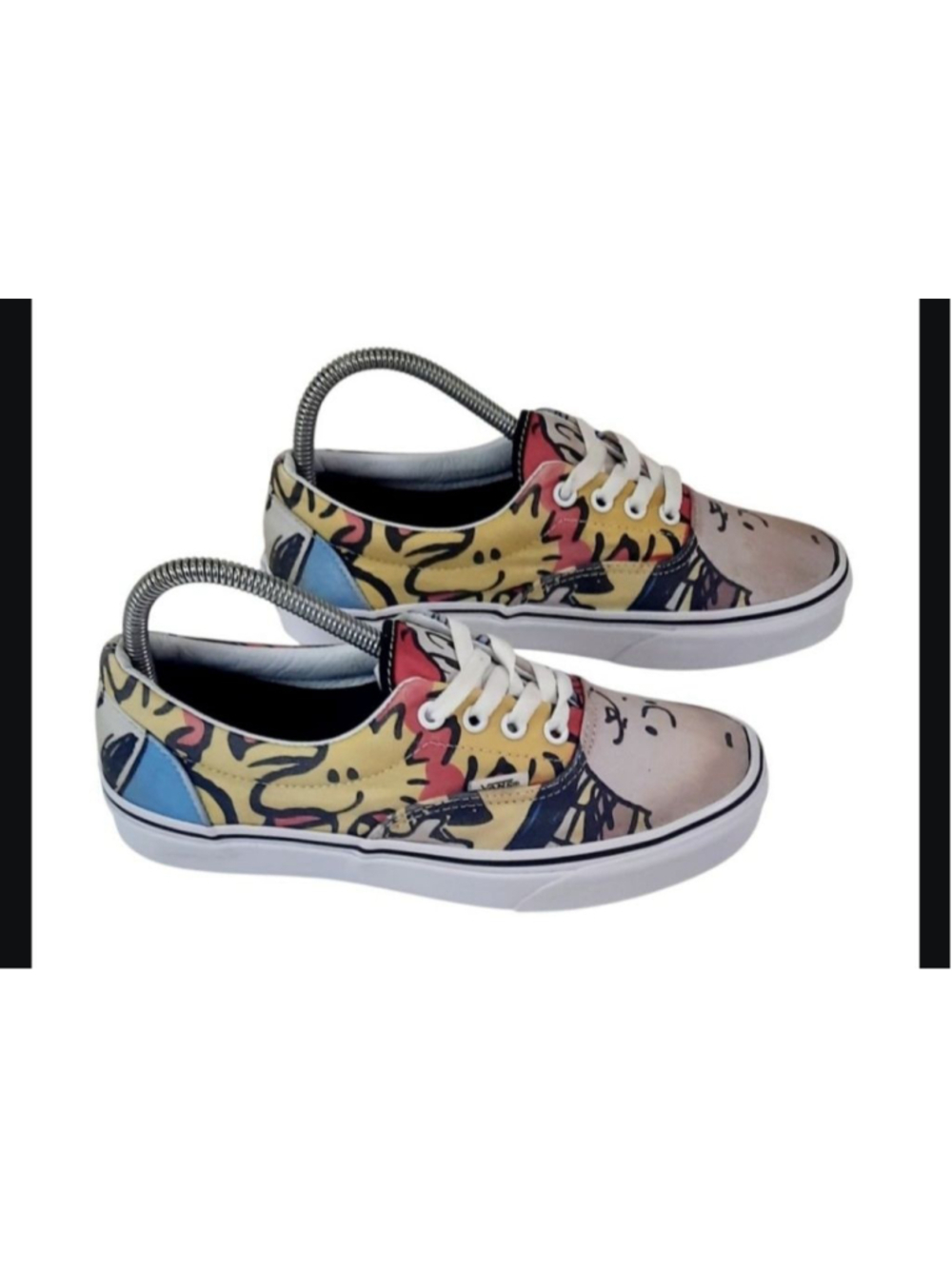 Women's Vans Peanuts Charlie Brown Era Sneakers 7 Yellow Beige